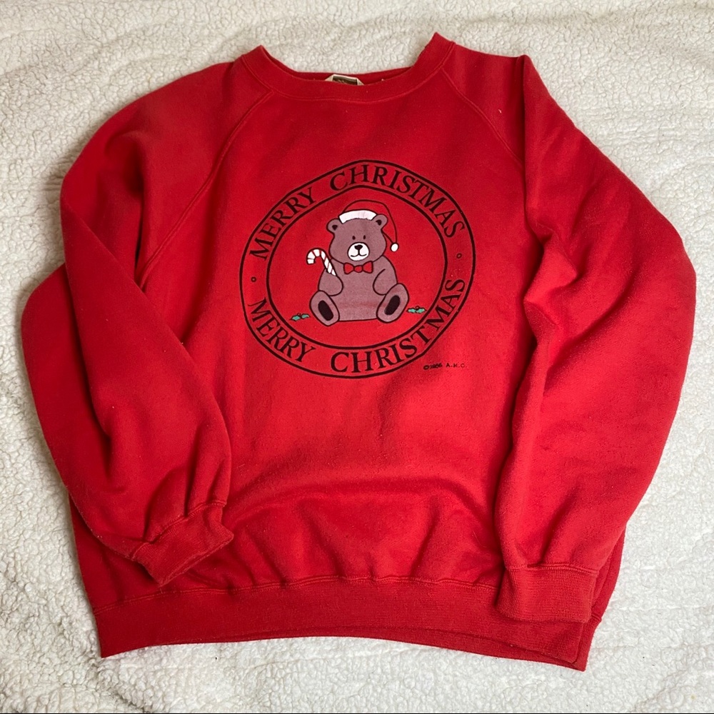 Vintage 1986 Lazarus Christmas Sweatshirt